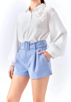 2.7 August Apparel - Ray Belted Shorts