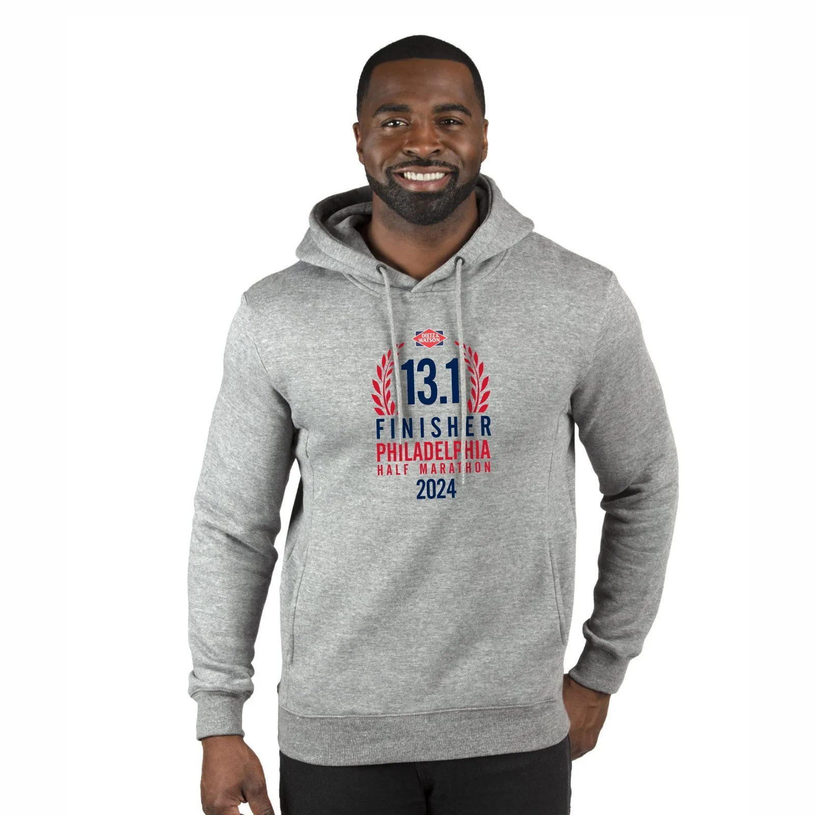 Adult Fleece Hoody -Heather Grey- D&W 2024 Finisher