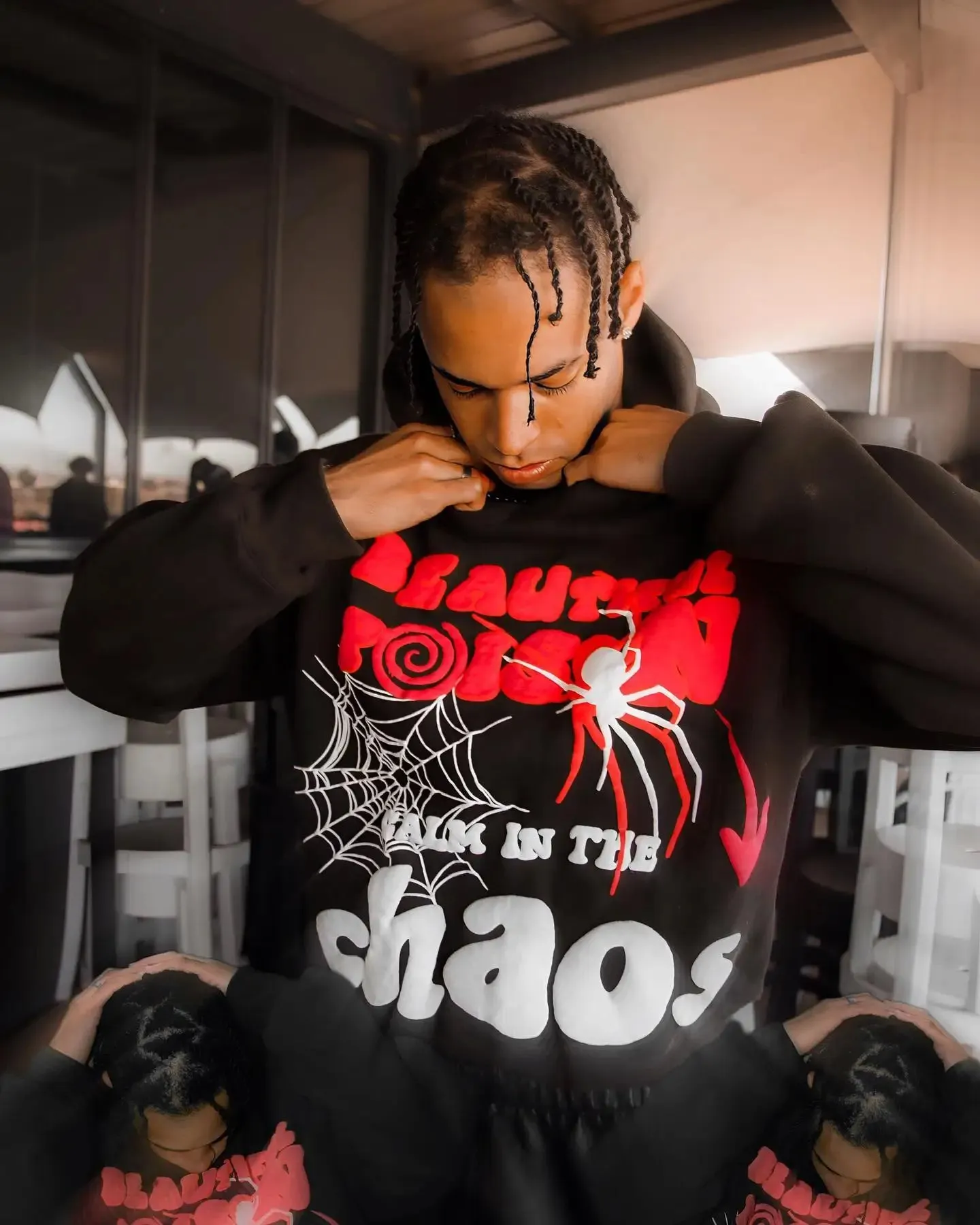 Aesthetic Urban Anthem Hip Hop Printed Hoodie