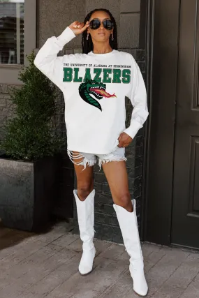 ALABAMA AT BIRMINGHAM BLAZERS BIG GOALS OVERSIZED LONG SLEEVE PULLOVER