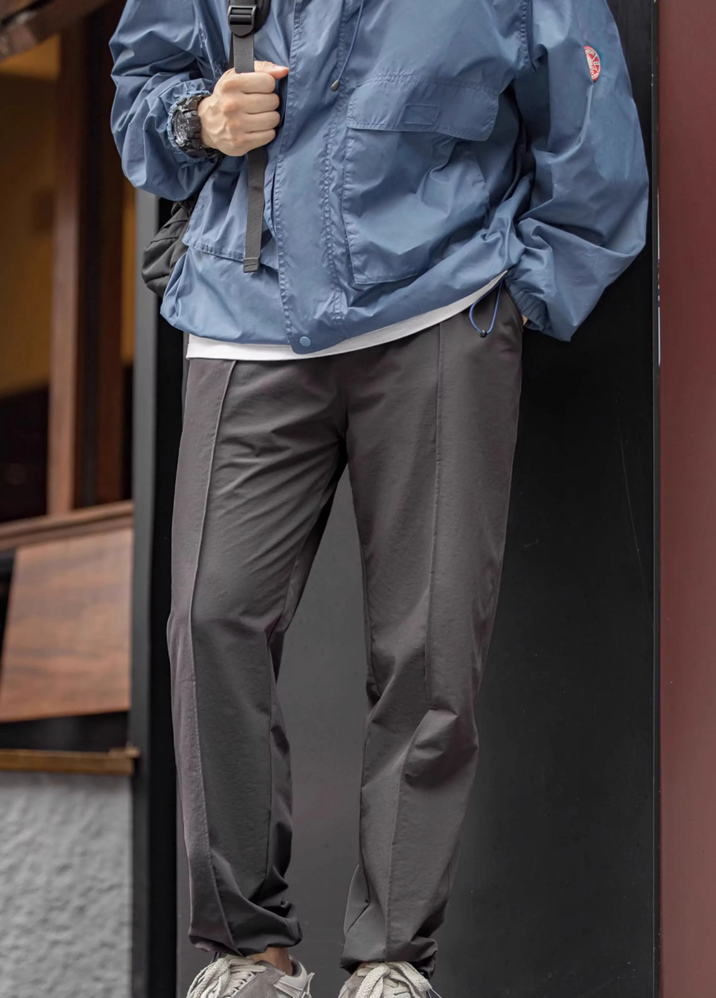 American Casual Outdoor Functional Tapered Elastic Waist Men's Trousers