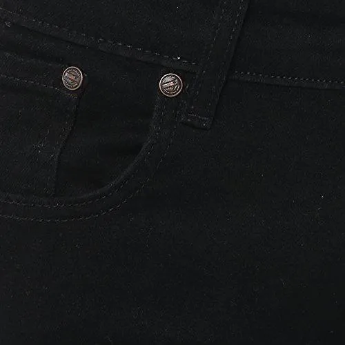 American Crew Men's Black Slim Fit Jeans - 32 (ACJN141-32)