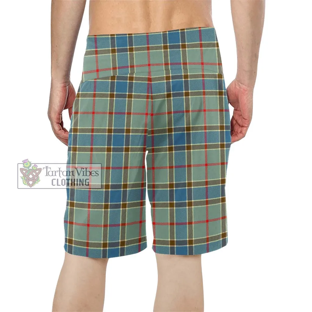 Balfour Blue Tartan Men's Board Shorts