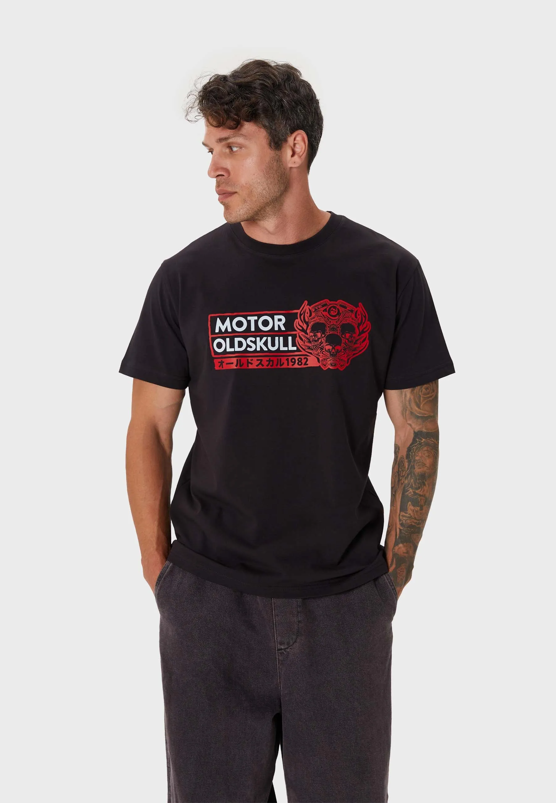 Bloody Piston T-Shirt Black