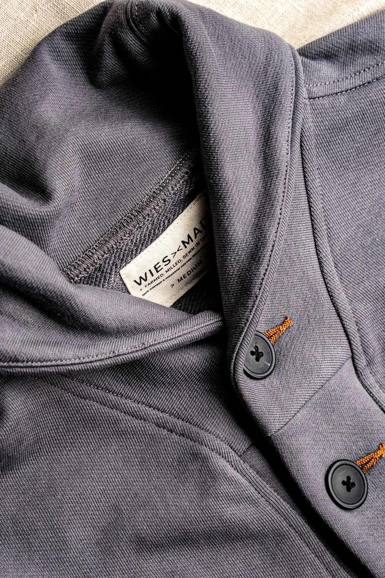Bodega Cardigan French Terry Shawl Collar Cardigan