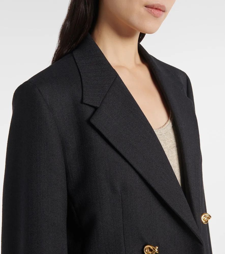 Bottega Veneta Knot striped wool blazer