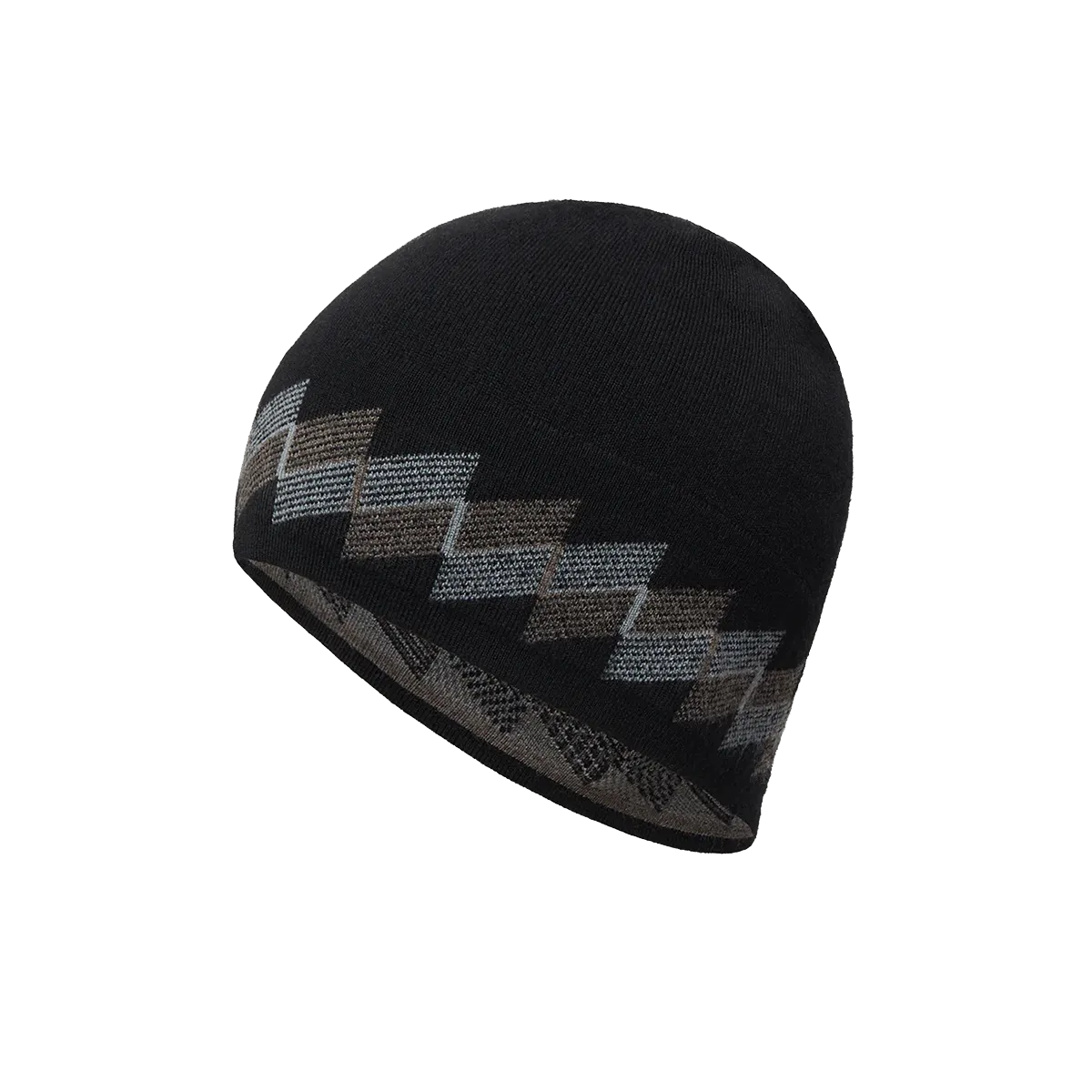Jacquard Pattern Merino Beanie