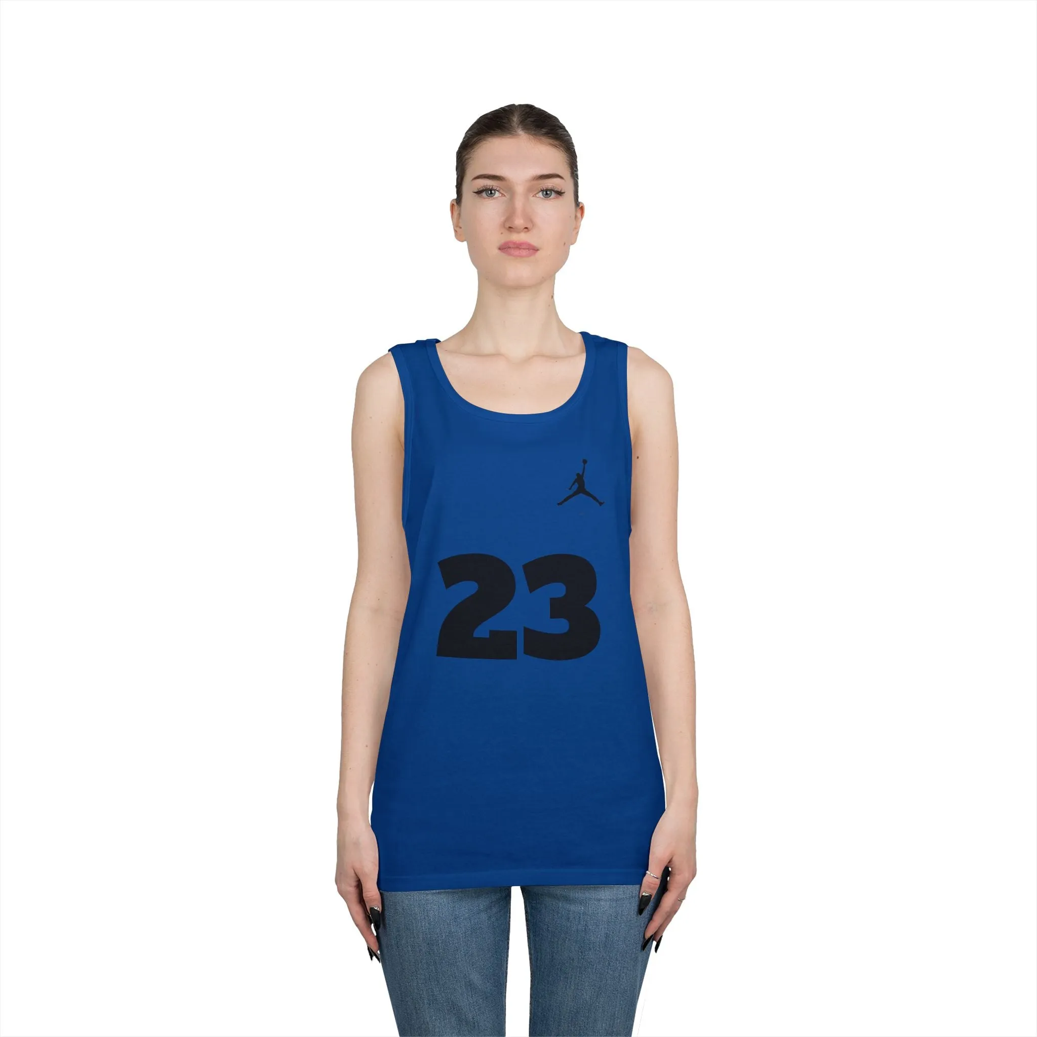 Jordan Basketball Unisex Tank Top, Summer Gym Sport Sleeveless Shirt, Bodybuilding Muscle Tee, Workout Apparel