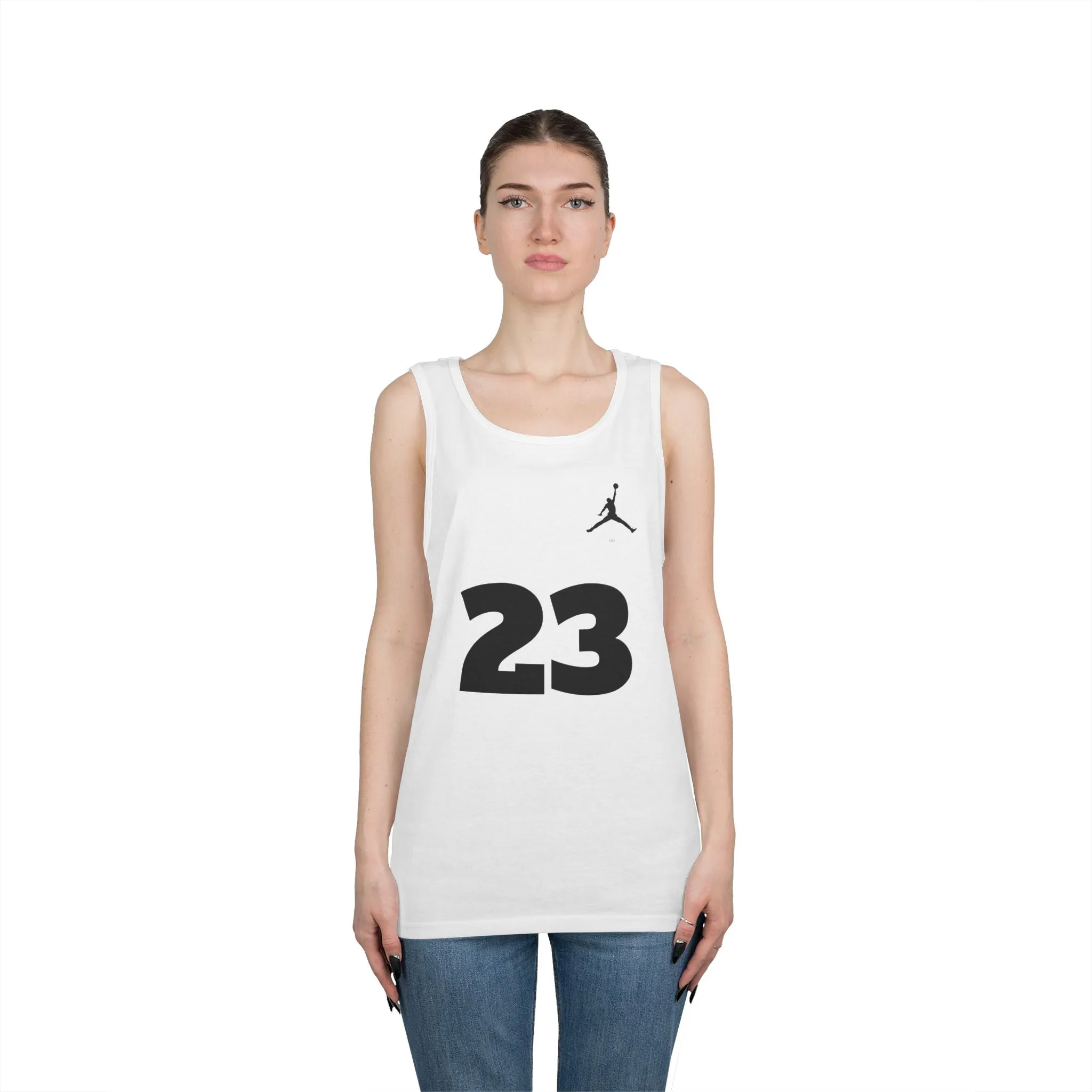 Jordan Basketball Unisex Tank Top, Summer Gym Sport Sleeveless Shirt, Bodybuilding Muscle Tee, Workout Apparel