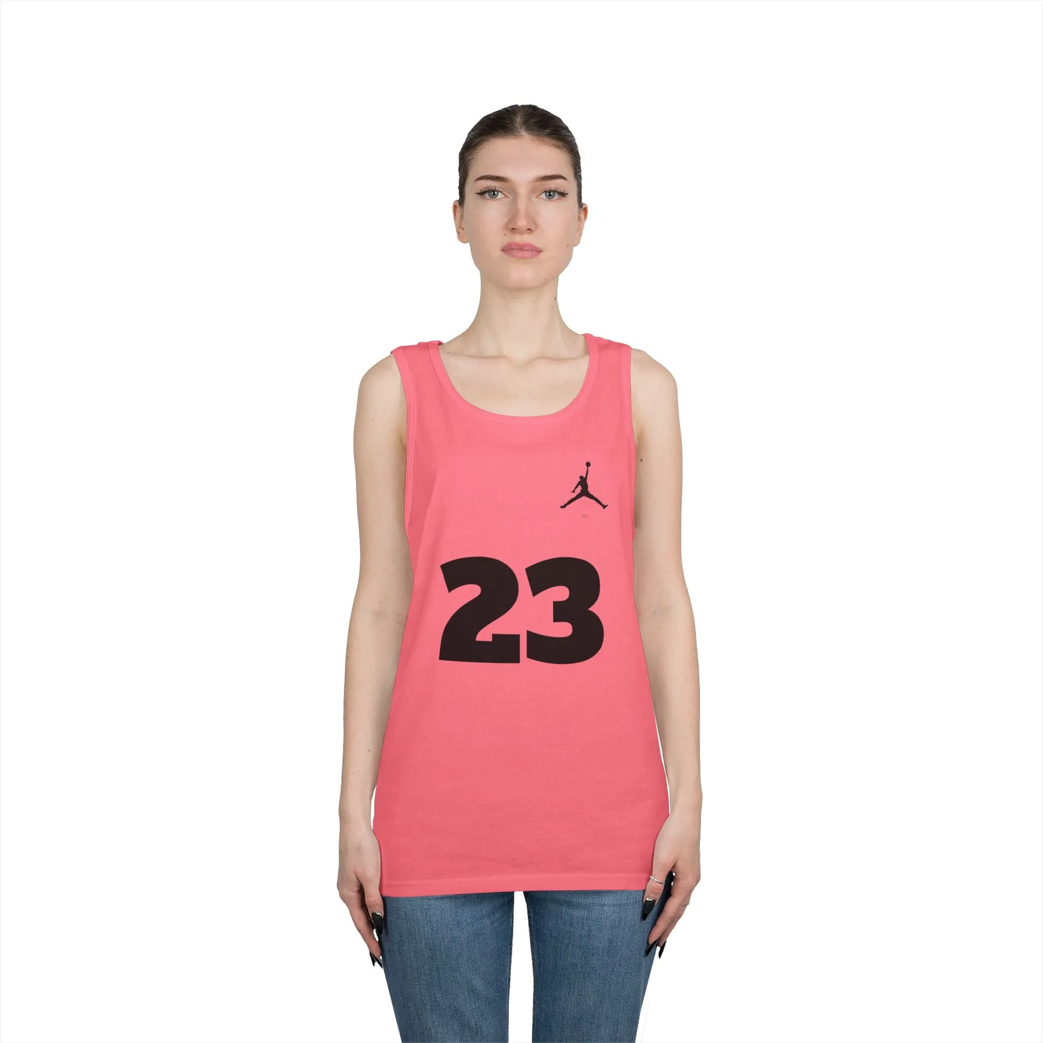 Jordan Basketball Unisex Tank Top, Summer Gym Sport Sleeveless Shirt, Bodybuilding Muscle Tee, Workout Apparel