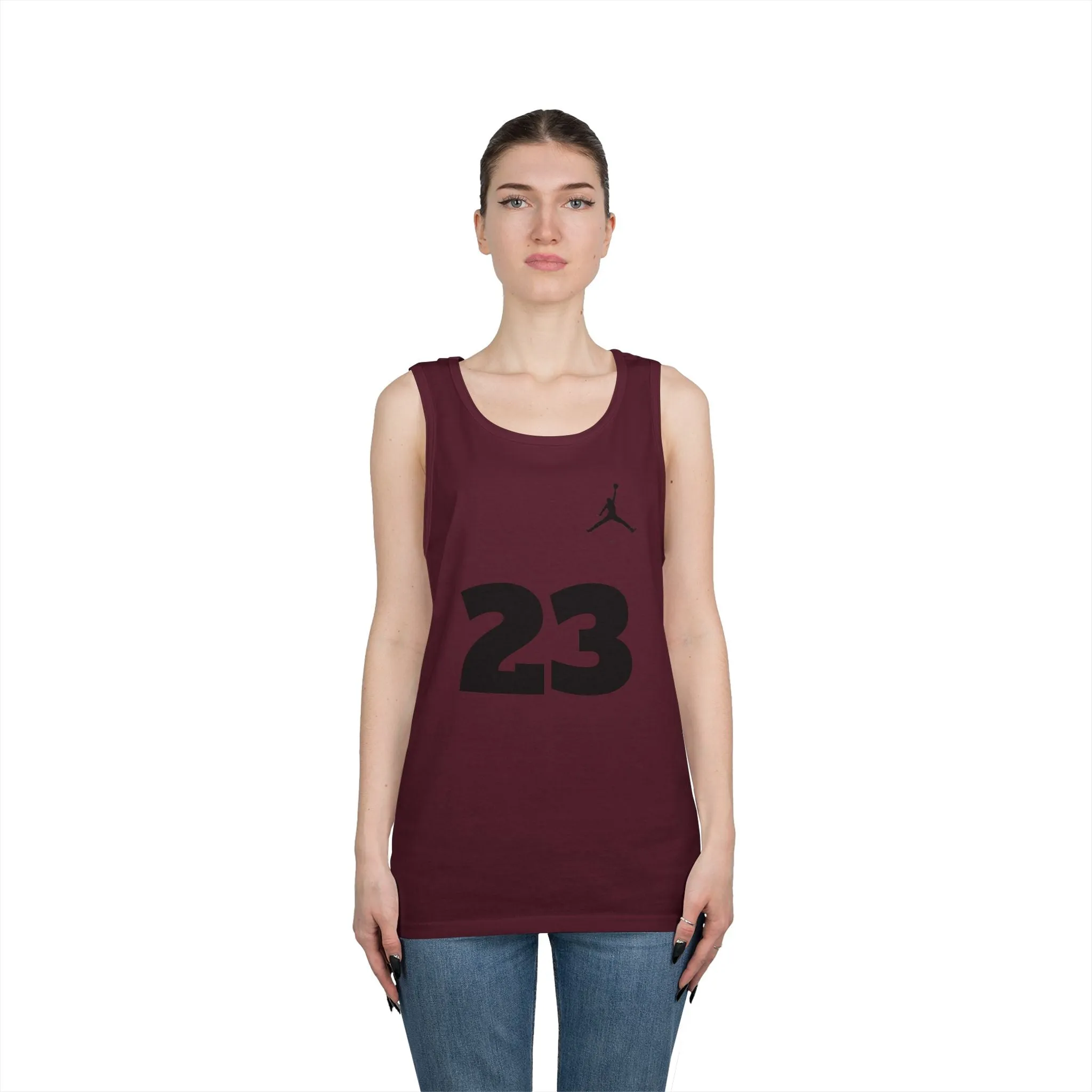 Jordan Basketball Unisex Tank Top, Summer Gym Sport Sleeveless Shirt, Bodybuilding Muscle Tee, Workout Apparel
