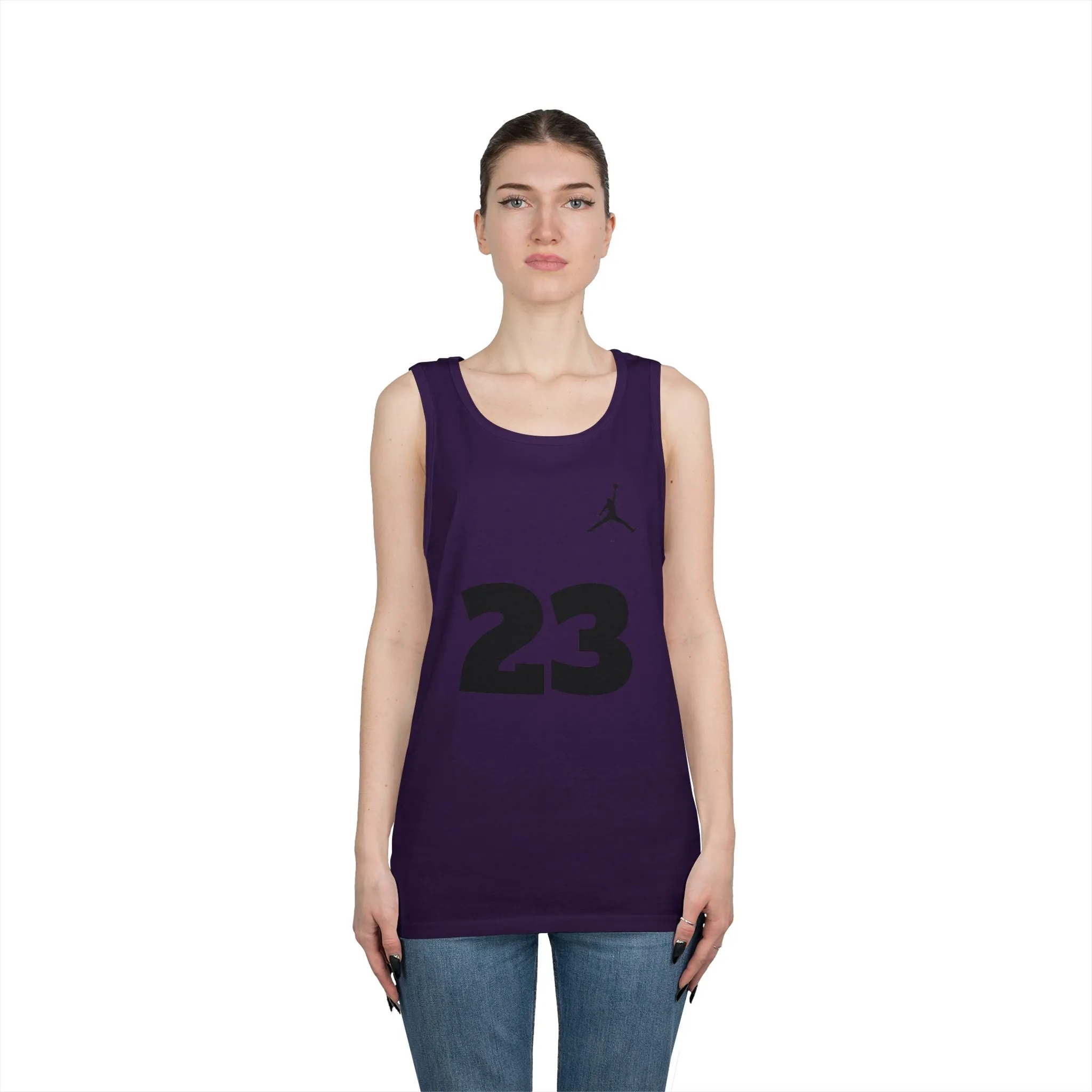 Jordan Basketball Unisex Tank Top, Summer Gym Sport Sleeveless Shirt, Bodybuilding Muscle Tee, Workout Apparel