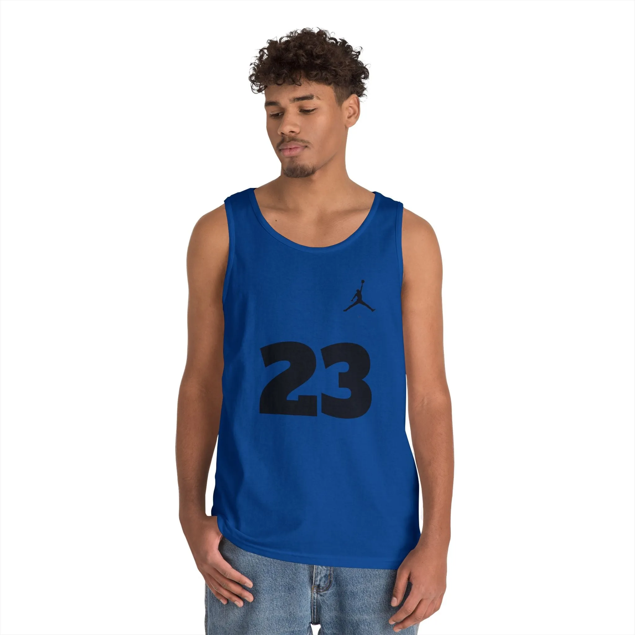 Jordan Basketball Unisex Tank Top, Summer Gym Sport Sleeveless Shirt, Bodybuilding Muscle Tee, Workout Apparel