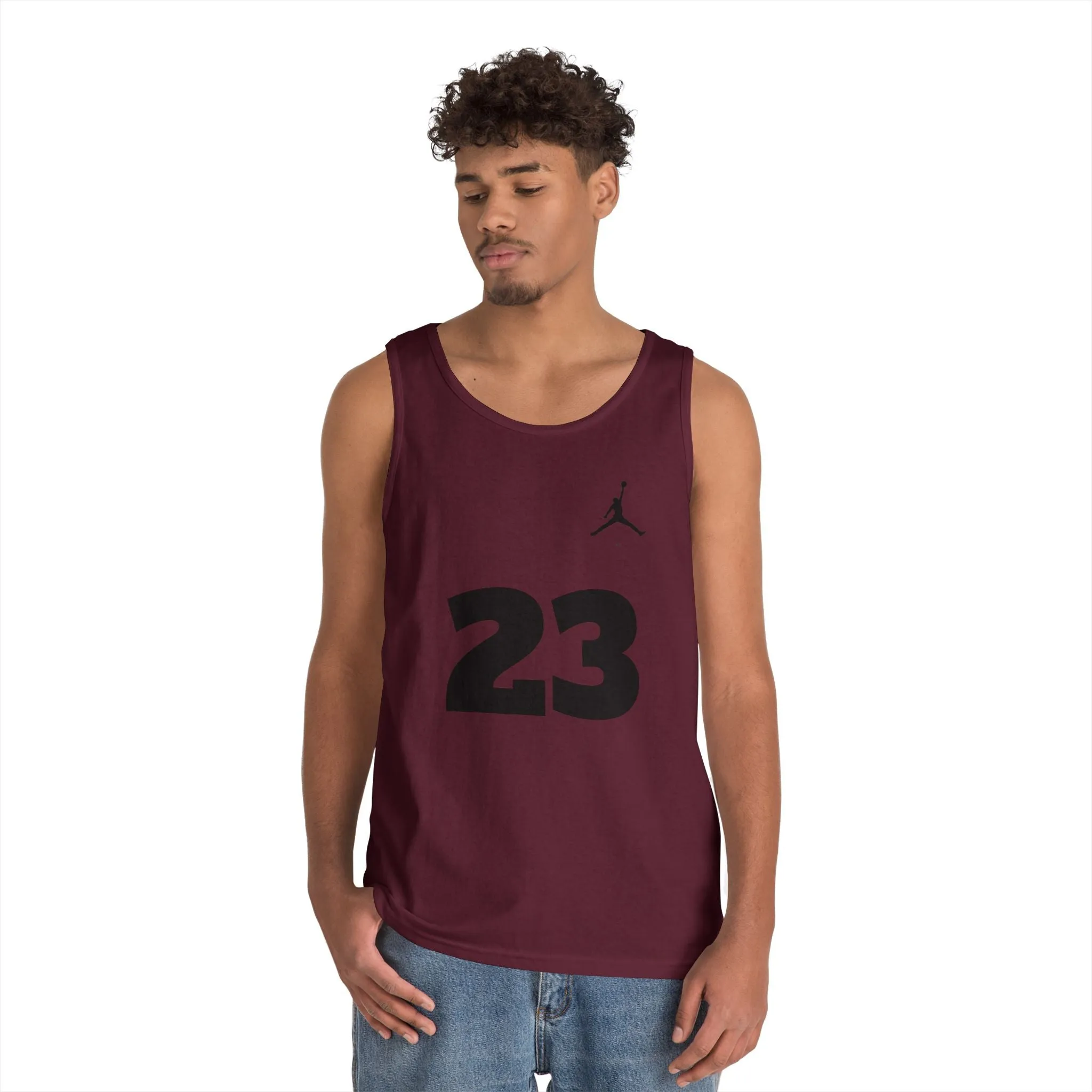 Jordan Basketball Unisex Tank Top, Summer Gym Sport Sleeveless Shirt, Bodybuilding Muscle Tee, Workout Apparel