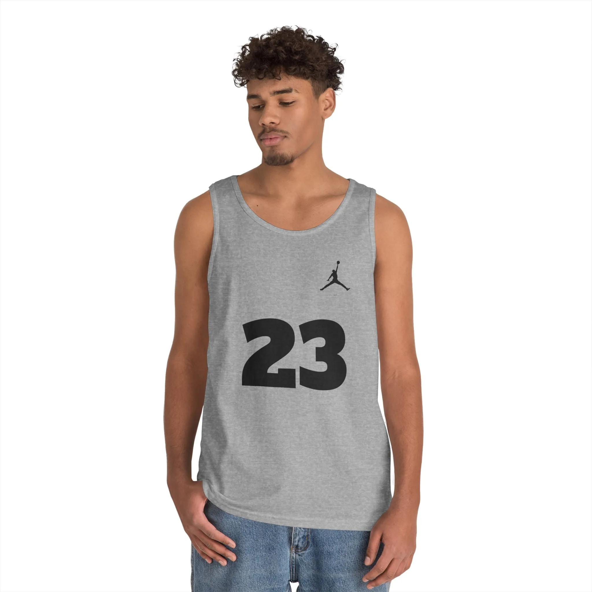Jordan Basketball Unisex Tank Top, Summer Gym Sport Sleeveless Shirt, Bodybuilding Muscle Tee, Workout Apparel