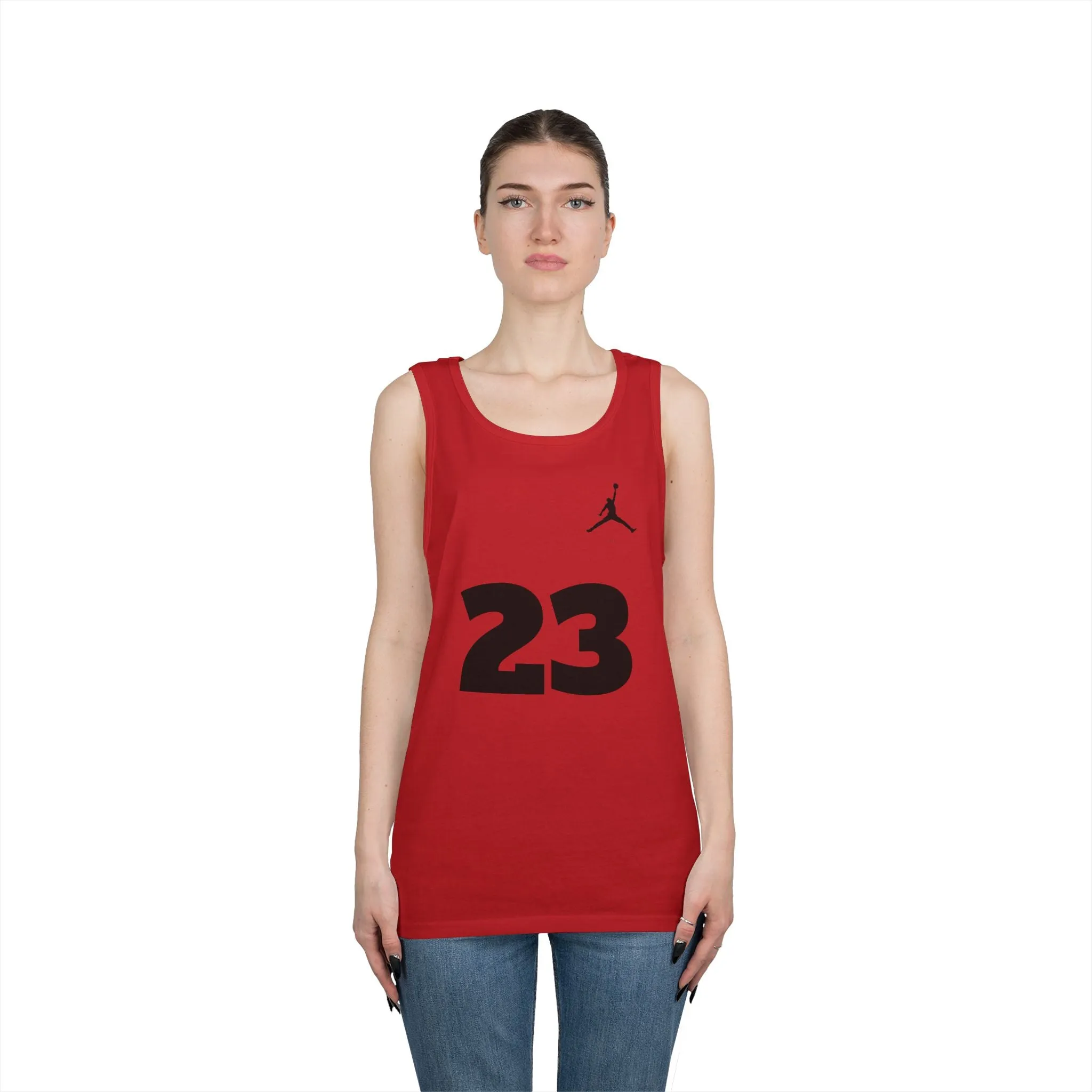 Jordan Basketball Unisex Tank Top, Summer Gym Sport Sleeveless Shirt, Bodybuilding Muscle Tee, Workout Apparel
