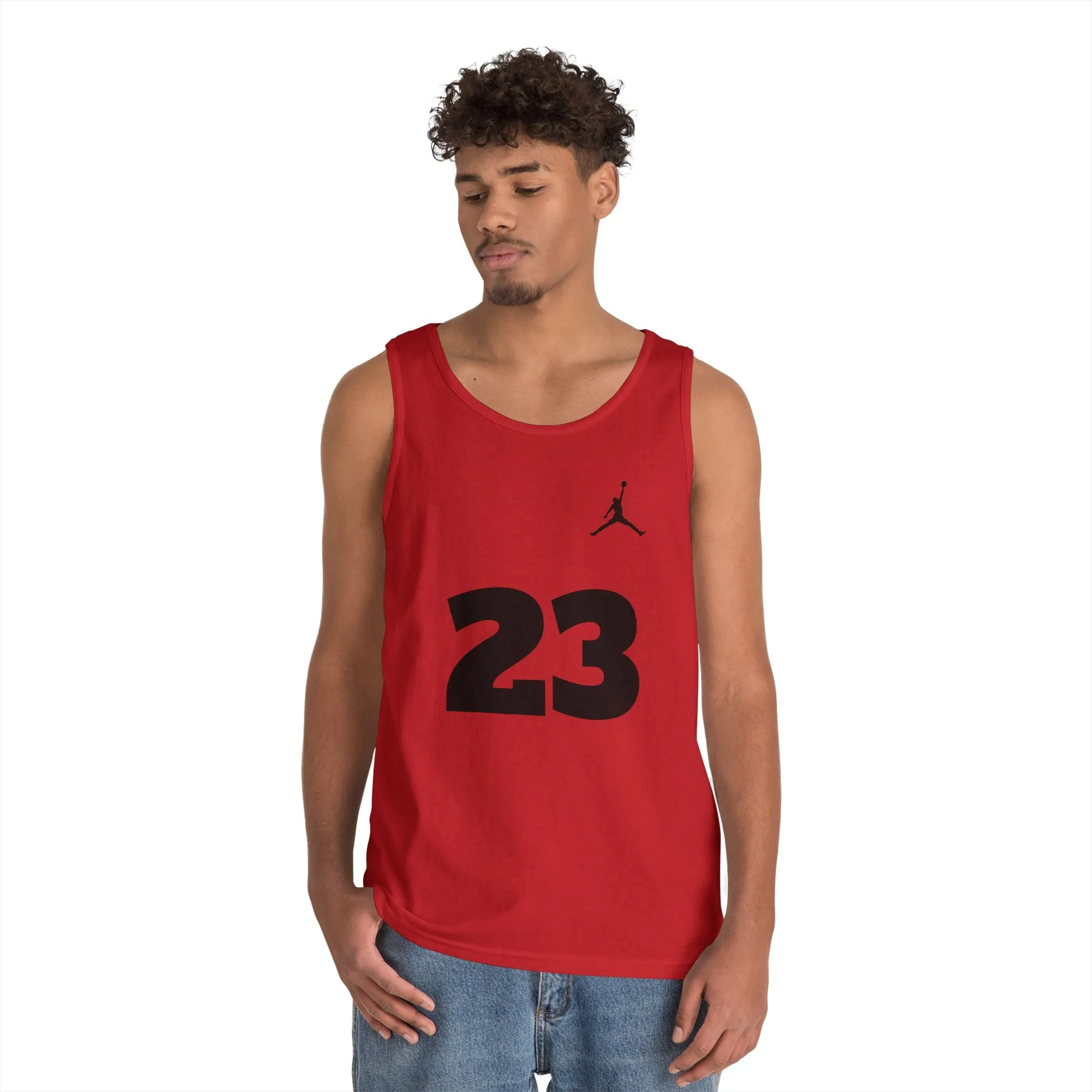 Jordan Basketball Unisex Tank Top, Summer Gym Sport Sleeveless Shirt, Bodybuilding Muscle Tee, Workout Apparel