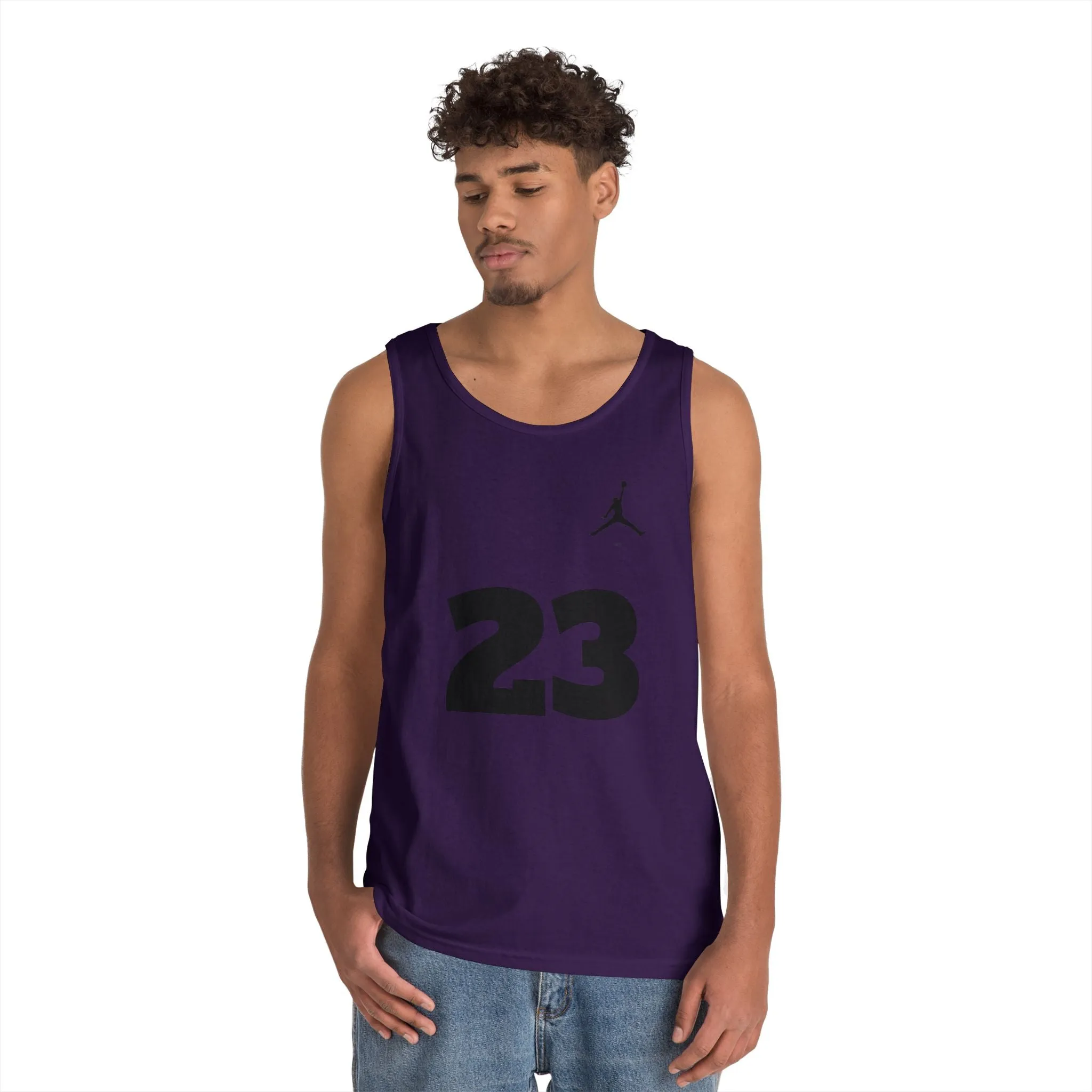 Jordan Basketball Unisex Tank Top, Summer Gym Sport Sleeveless Shirt, Bodybuilding Muscle Tee, Workout Apparel
