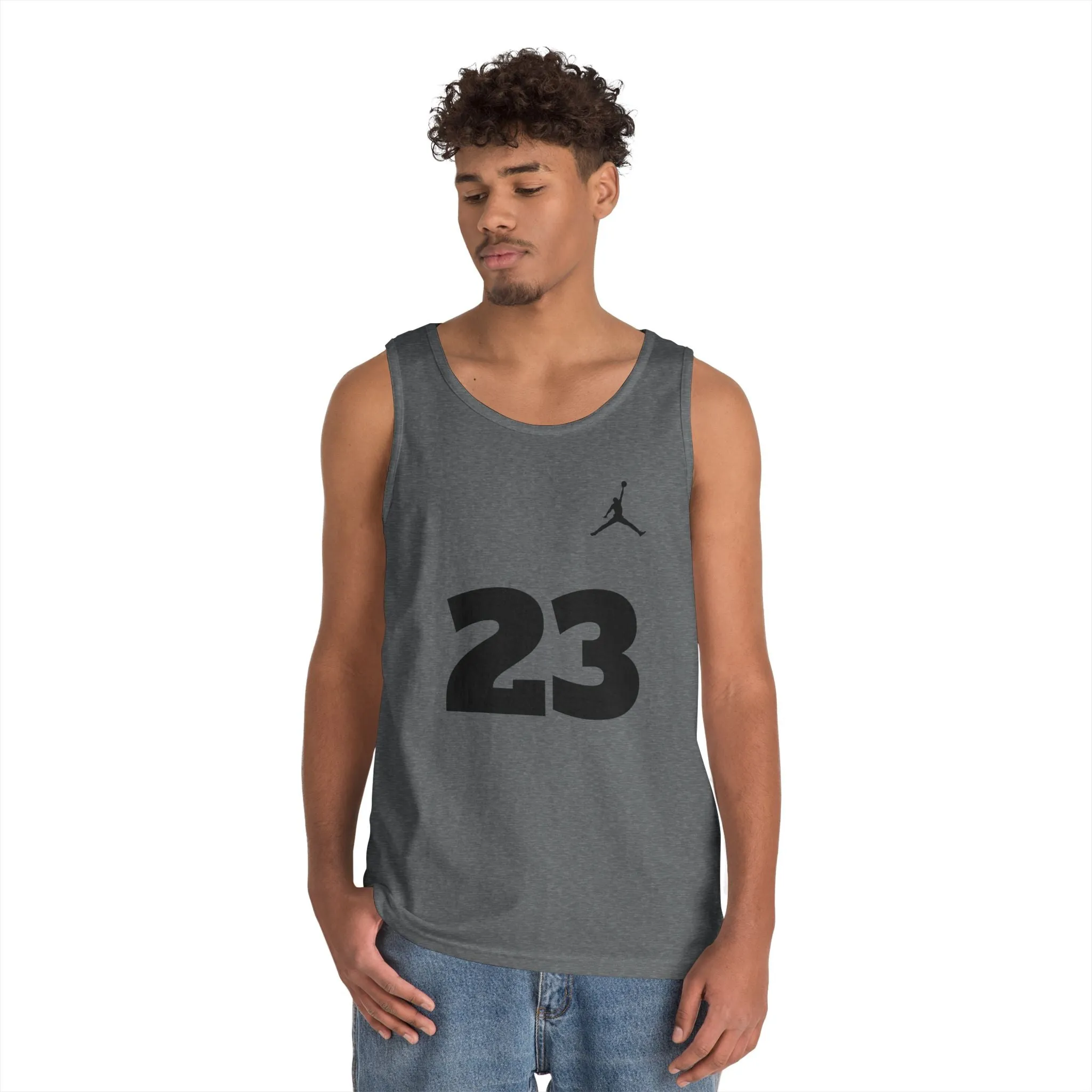 Jordan Basketball Unisex Tank Top, Summer Gym Sport Sleeveless Shirt, Bodybuilding Muscle Tee, Workout Apparel