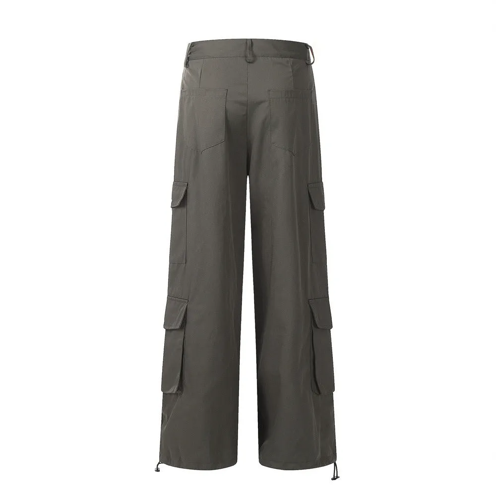 Men's American-style Pendant Ornament-pocket Pants