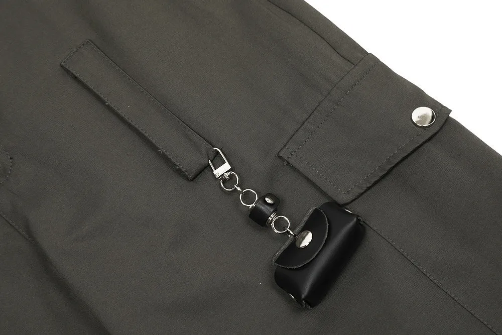 Men's American-style Pendant Ornament-pocket Pants