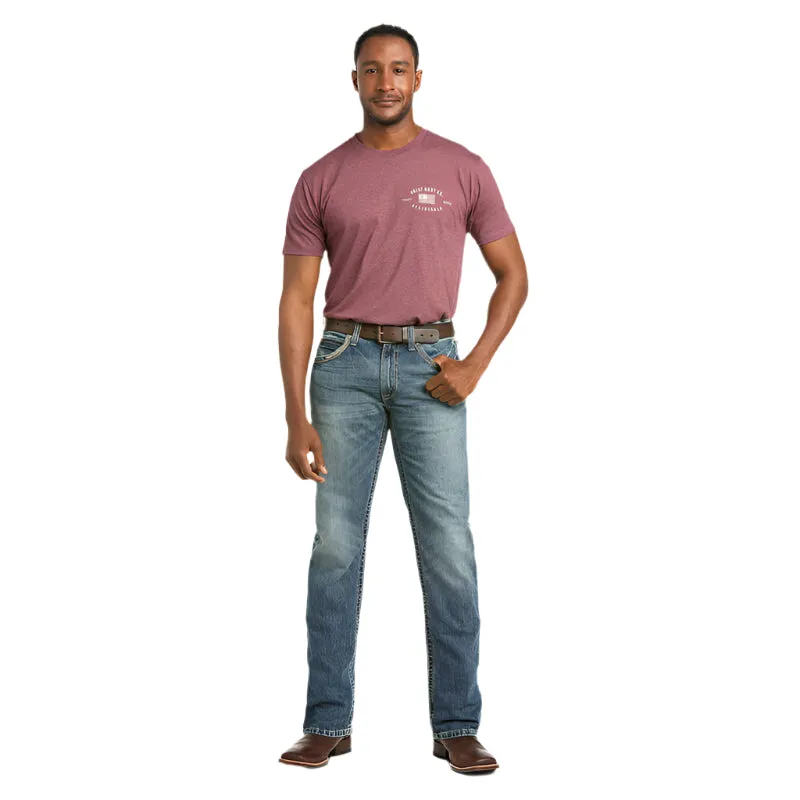 Men's Ariat M5 Slim Gambler Stackable Straight Leg Jean 10012703
