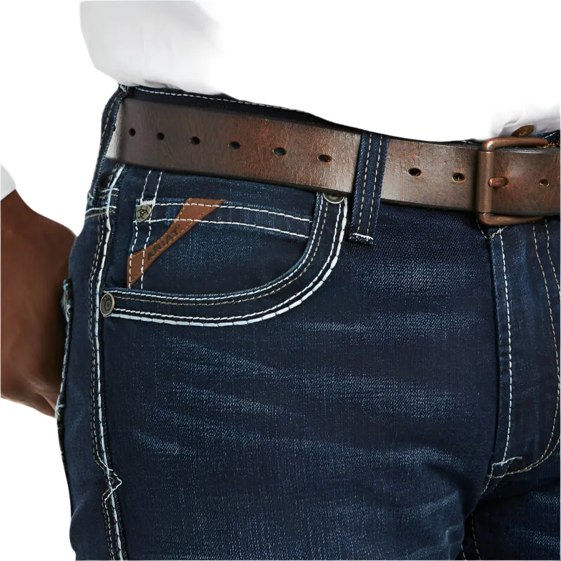 Men's Ariat M5 Slim Stretch Coltrane Stackable Straight Leg Jean 10032088
