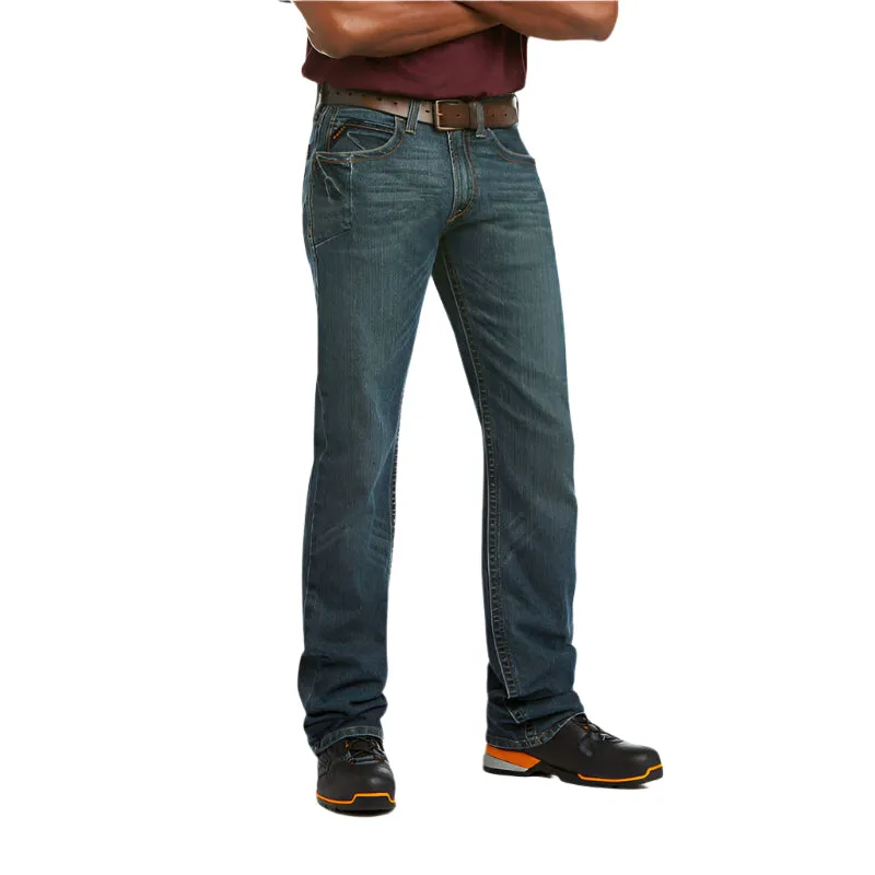 Men's Ariat Rebar M5 Straight DuraStretch Edge Stackable Straight Leg Jean 10016222