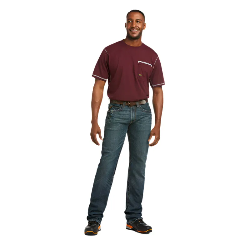 Men's Ariat Rebar M5 Straight DuraStretch Edge Stackable Straight Leg Jean 10016222