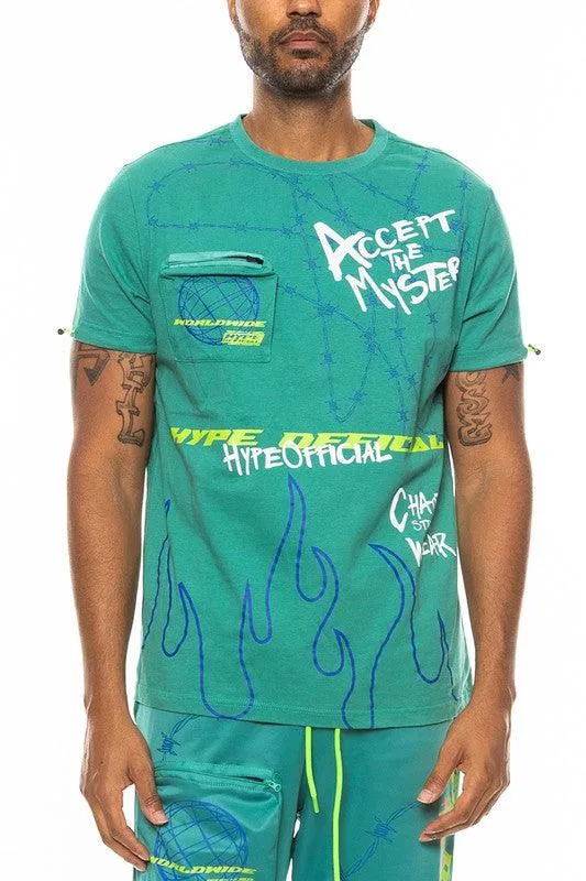Mens Hype Official Print Tshirt