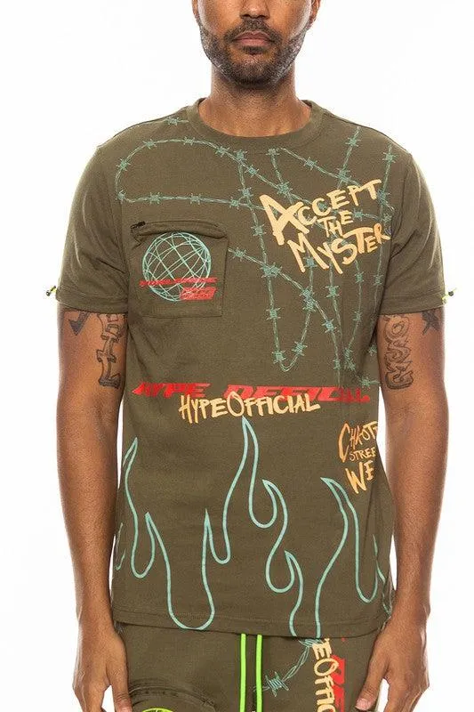 Mens Hype Official Print Tshirt