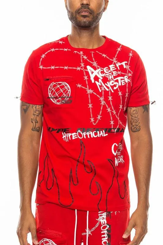 Mens Hype Official Print Tshirt