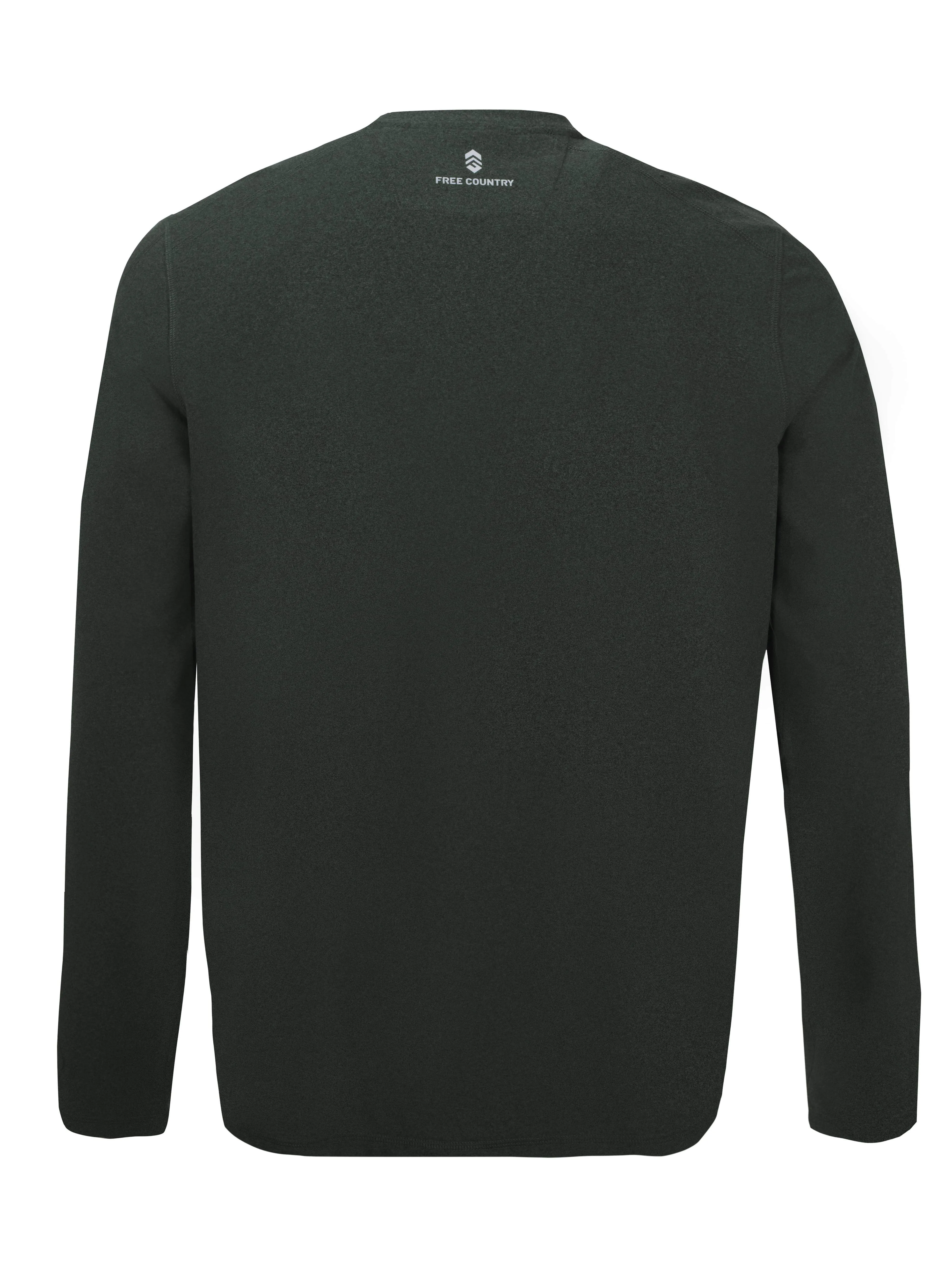 Men's Melange Fleece Crew Shirt
