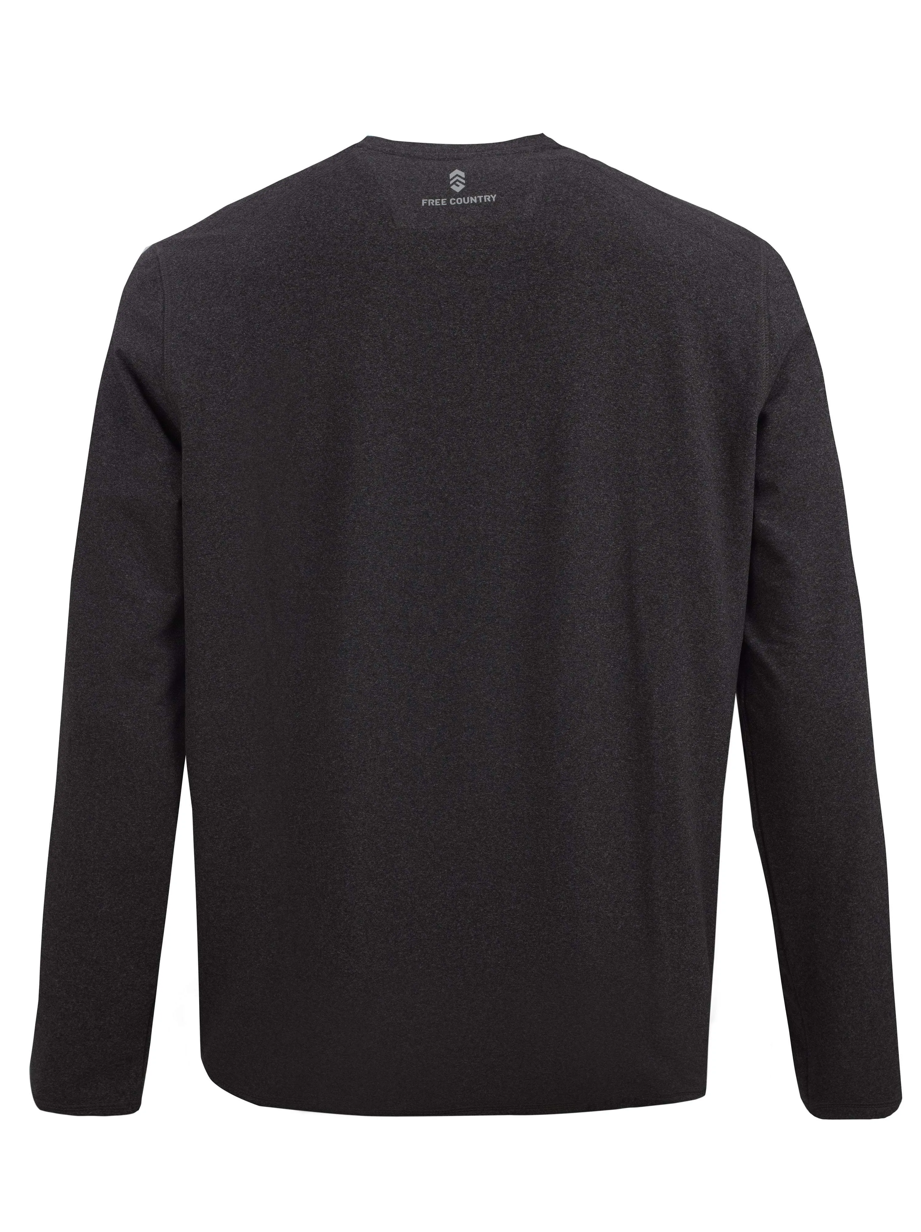 Men's Melange Fleece Crew Shirt