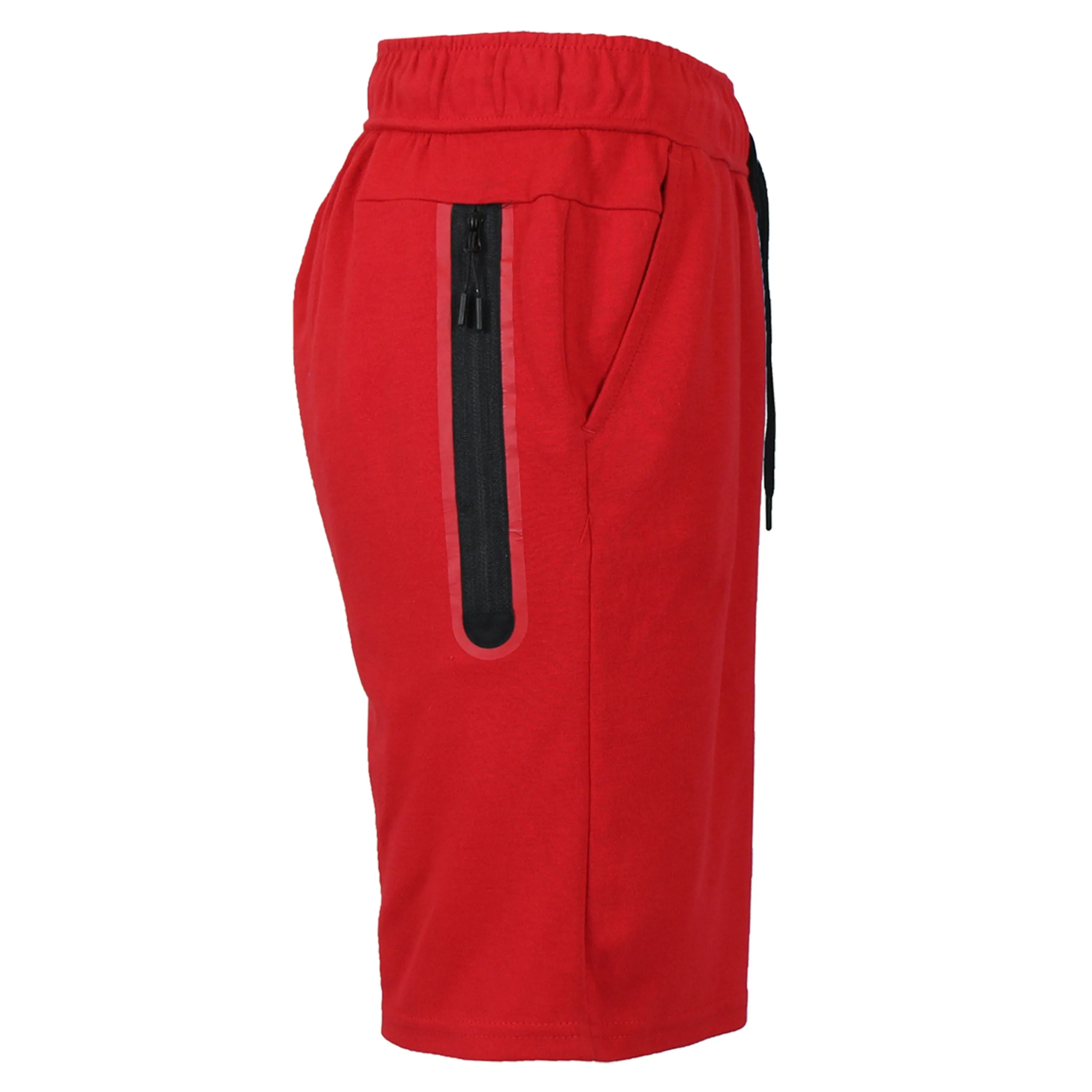 Men's Tech Fleece Shorts with Zipper Side Pocket