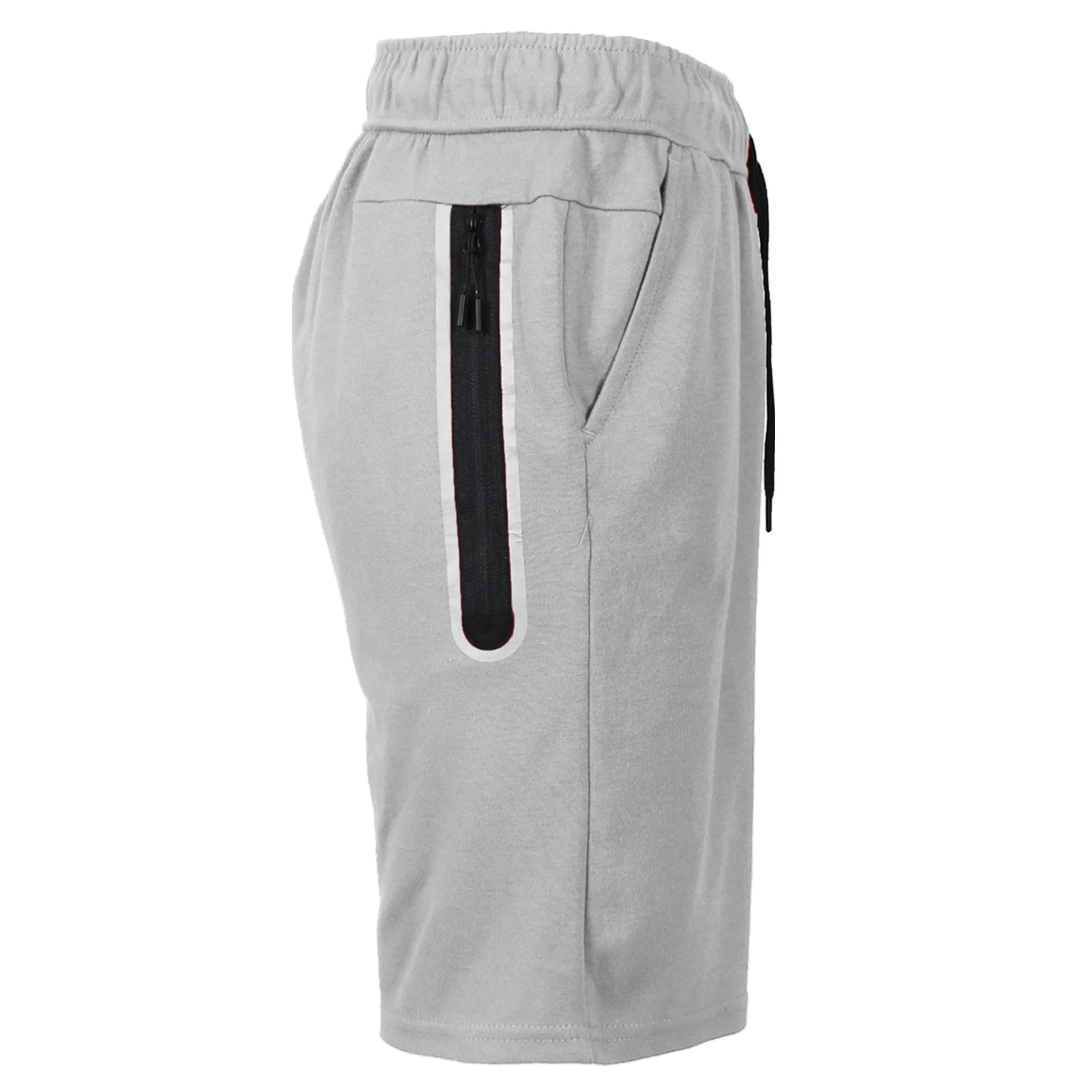 Men's Tech Fleece Shorts with Zipper Side Pocket