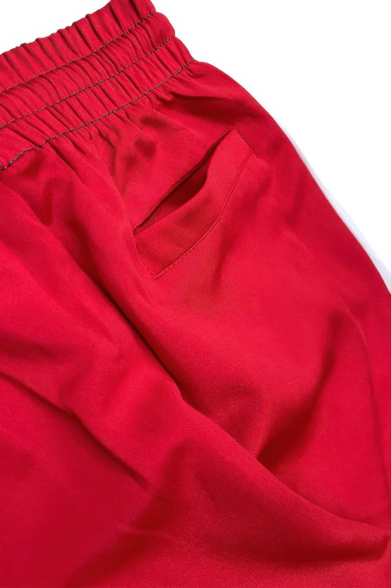 Mexico Print Color Block Track Sweatpants