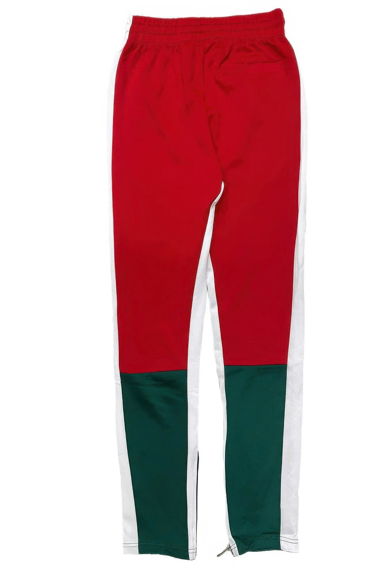 Mexico Print Color Block Track Sweatpants