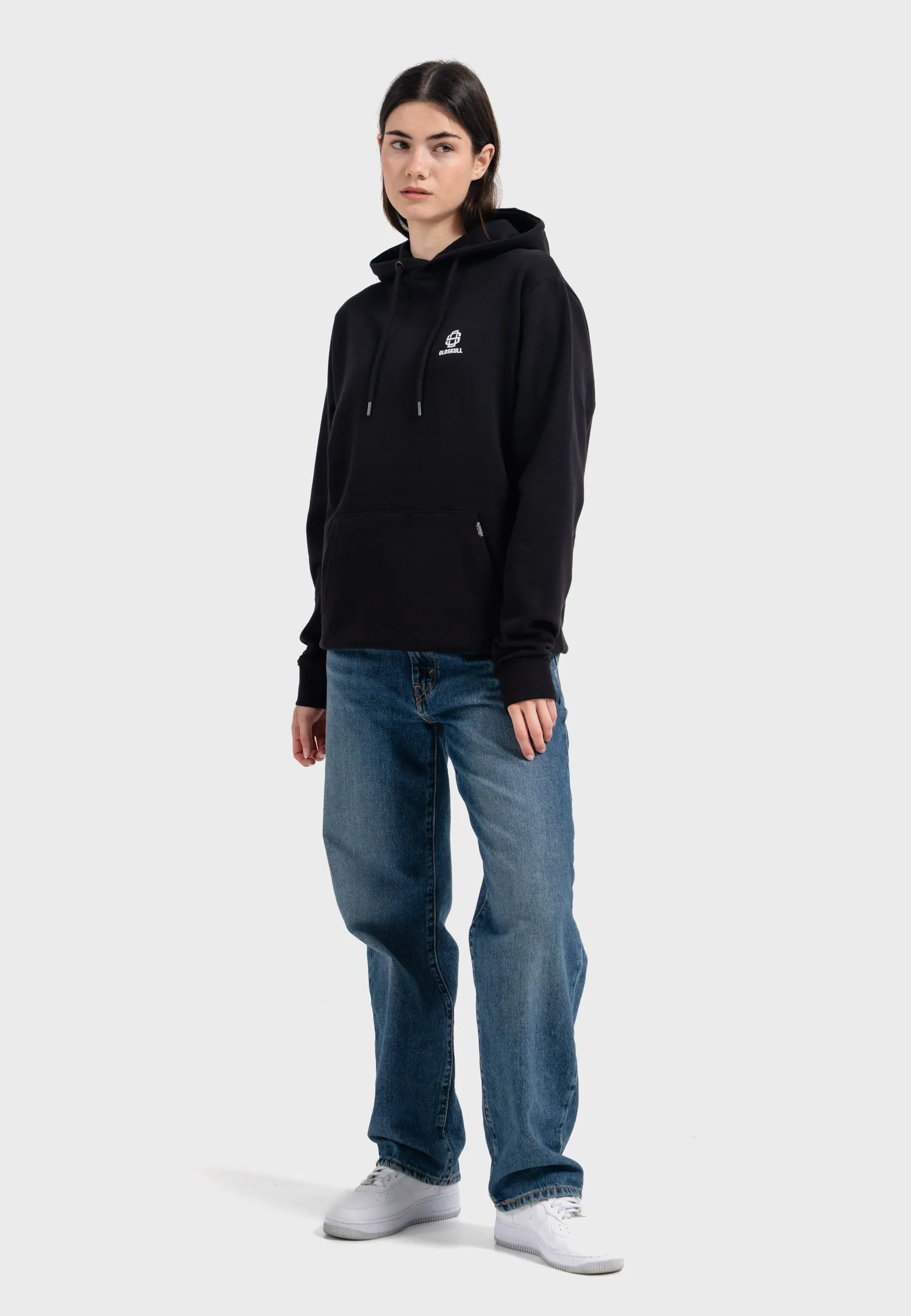 Oldskull Iconic Logo Hoodie Black