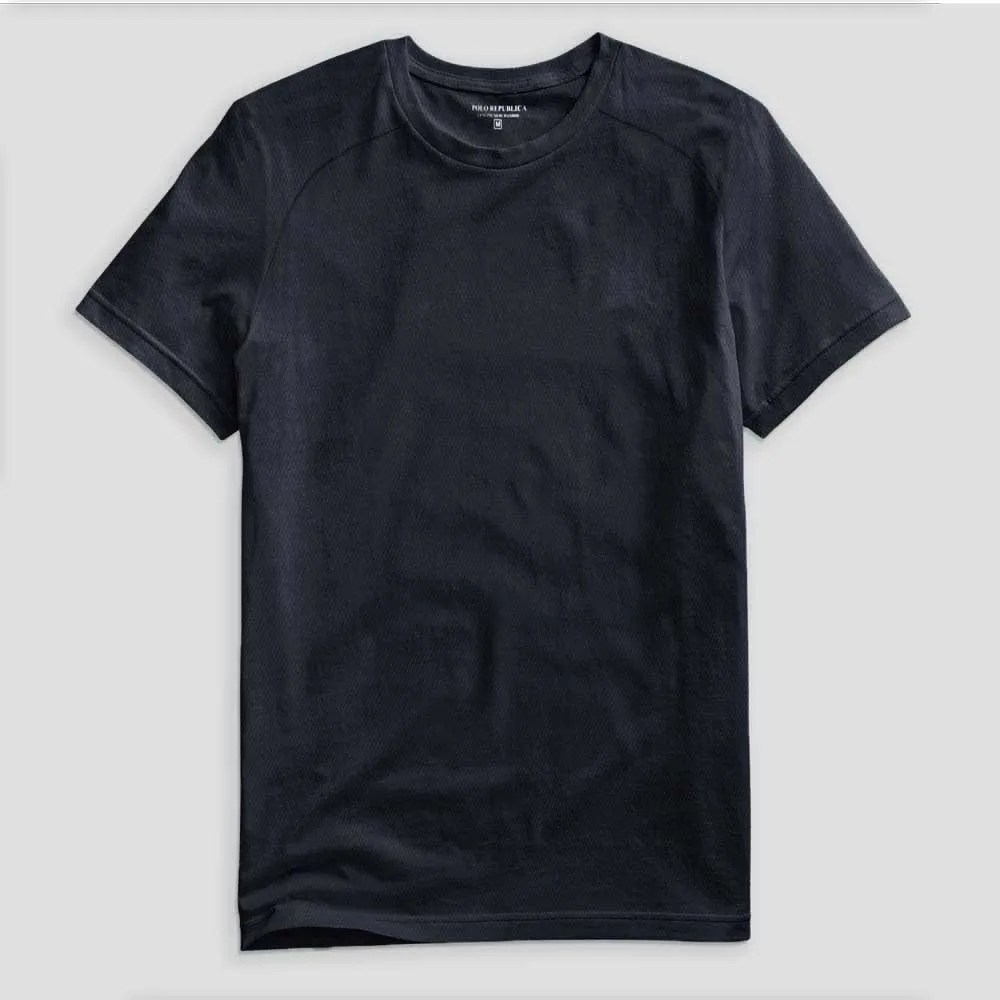 Polo Republica Men's Essentials Raglan Sleeve Activewear Tee Shirt