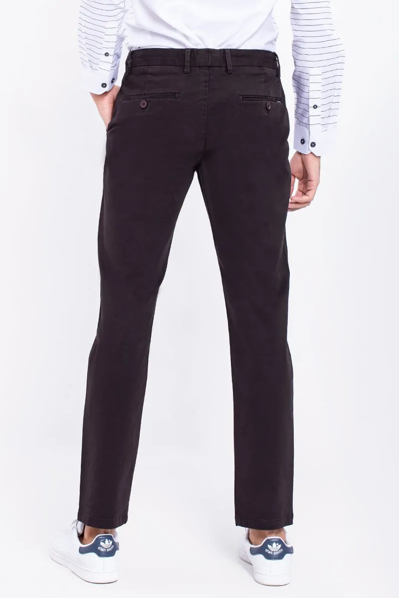 SF Dark Mahogany 2-Way Stretch Washed Chino