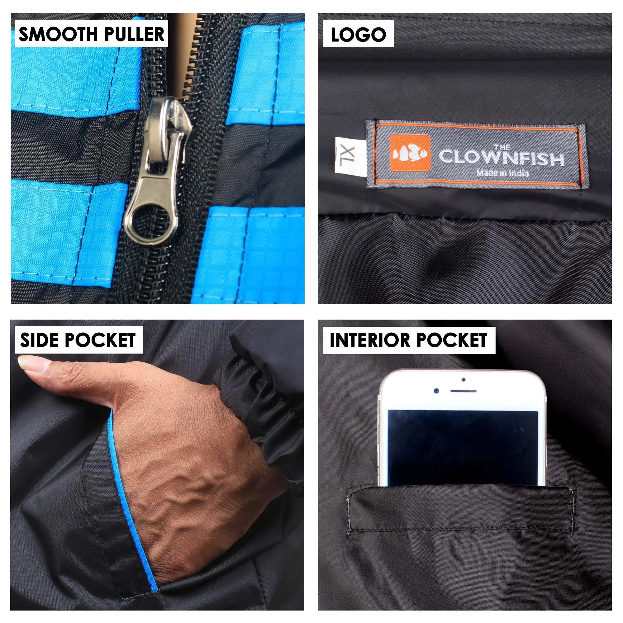 THE CLOWNFISH Men's Activewear Jacket- 2XL Size