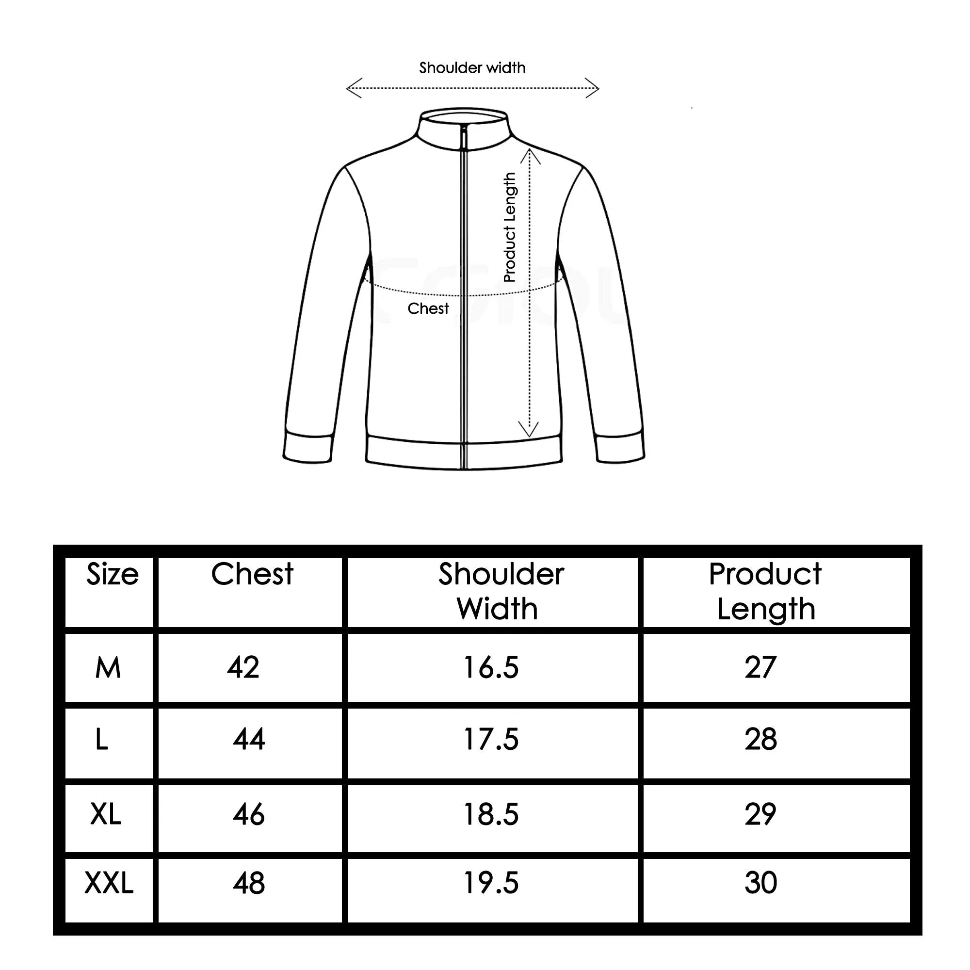 THE CLOWNFISH Men's Activewear Jacket- 2XL Size