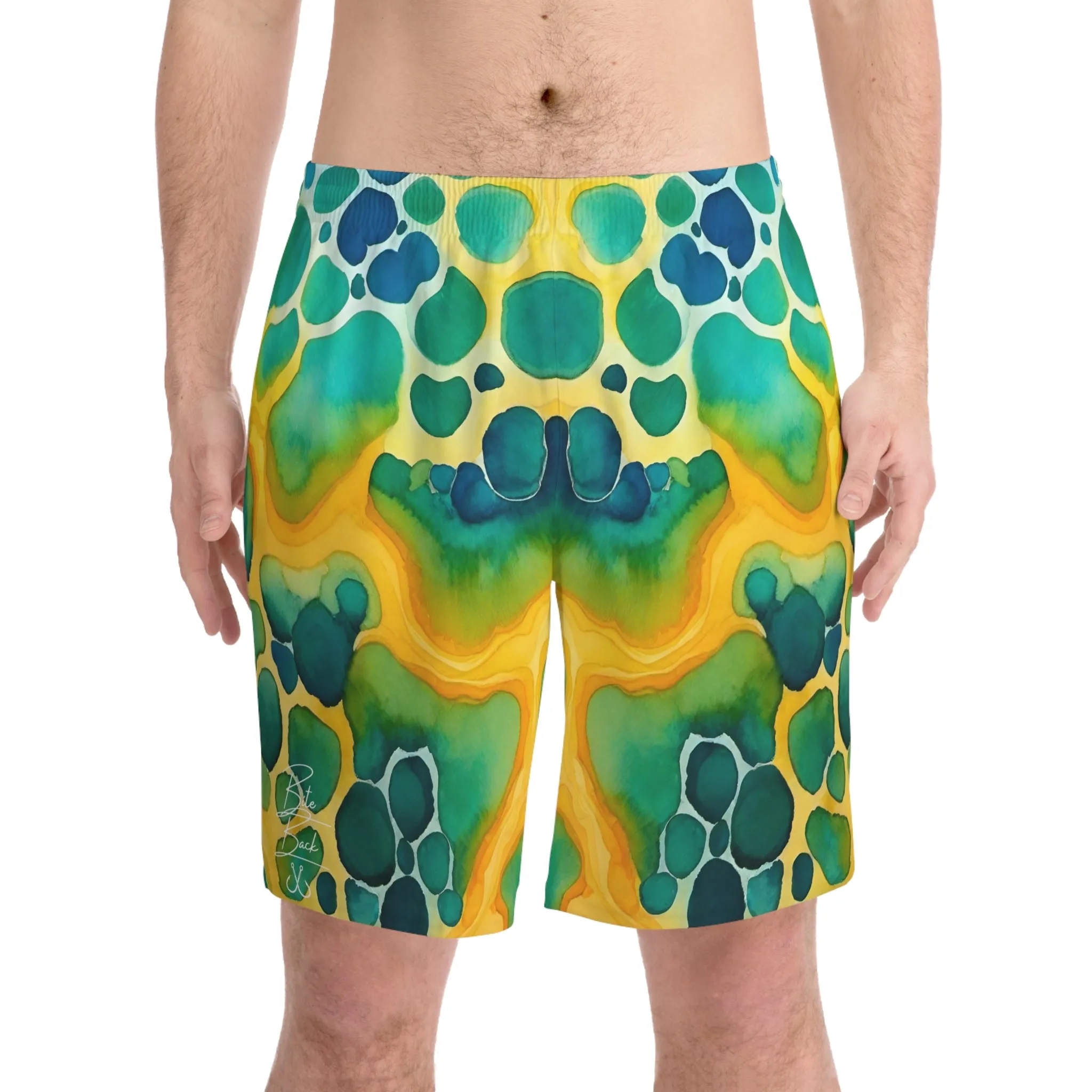 The Wharf Men's Elastic Beach Shorts