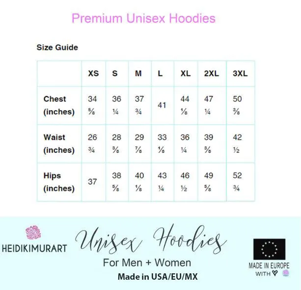 Yellow Tiger Striped Unisex Hoodie, Unisex Wild Tiger Stripes Animal Print Premium Sweatshirt-Made in USA/ MX/ EU